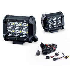 Ridge Ryder 100mm LED Driving Lights 25W with harness, , scaau_hi-res