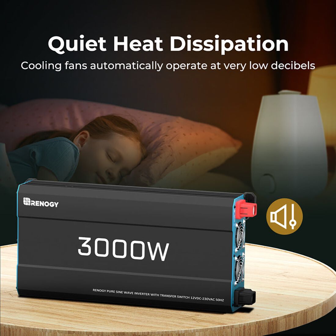 Renogy 3000W Pure Sine Wave Inverter With AC Transfer, , scaau_hi-res