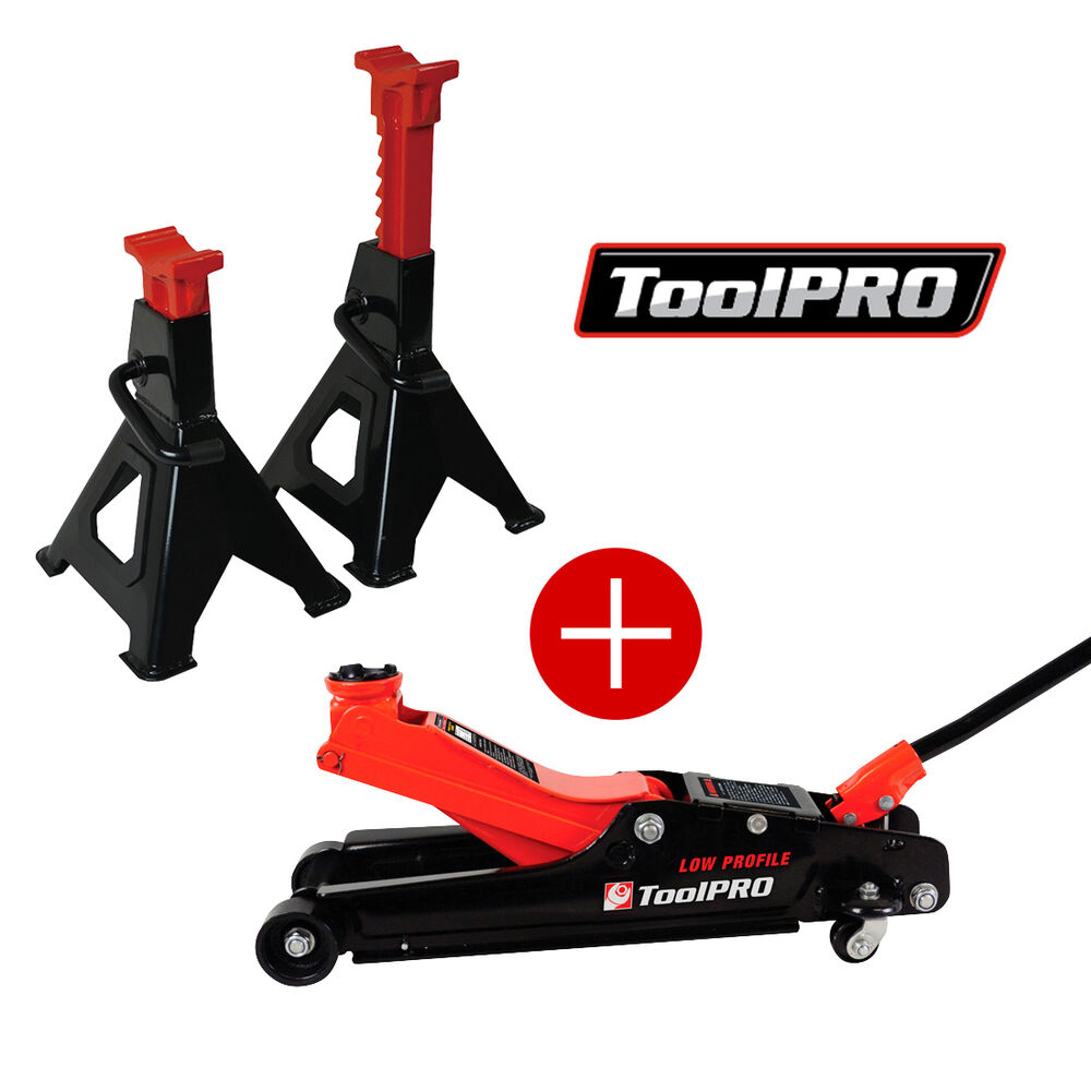 ToolPRO Small Car Jack and Stands Bundle Supercheap Auto