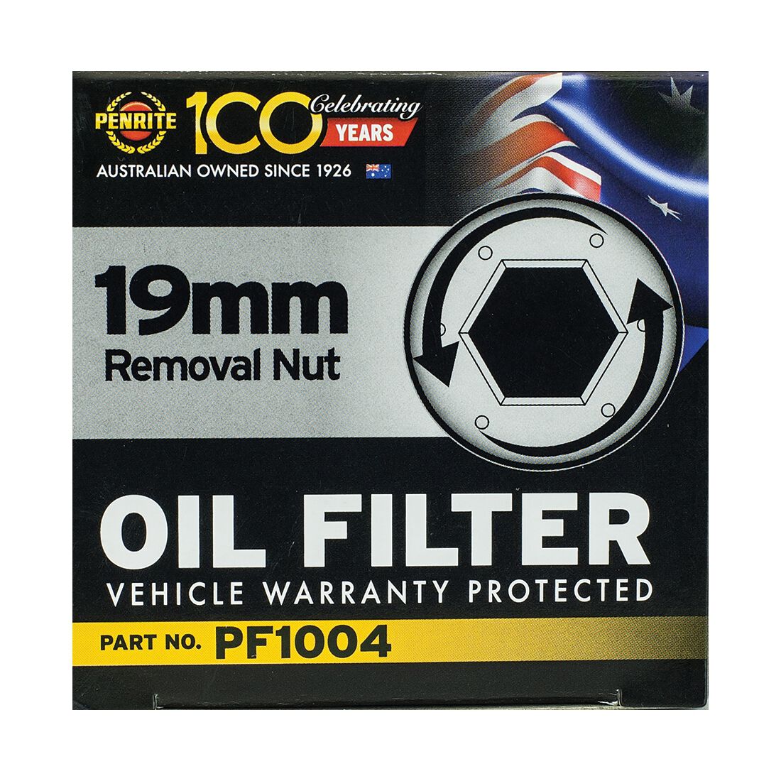 Penrite Oil Filter PF1004 (Interchangeable with Z411), , scaau_hi-res