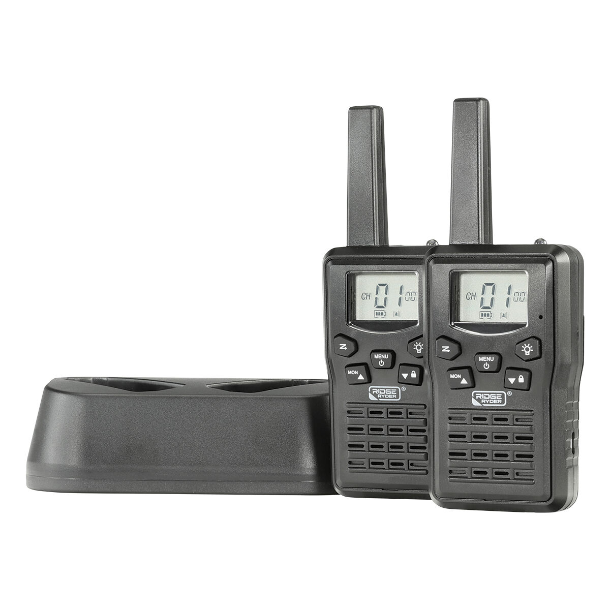 Ridge Ryder UHF CB Handheld Radio Twin Pack 2W, , scaau_hi-res