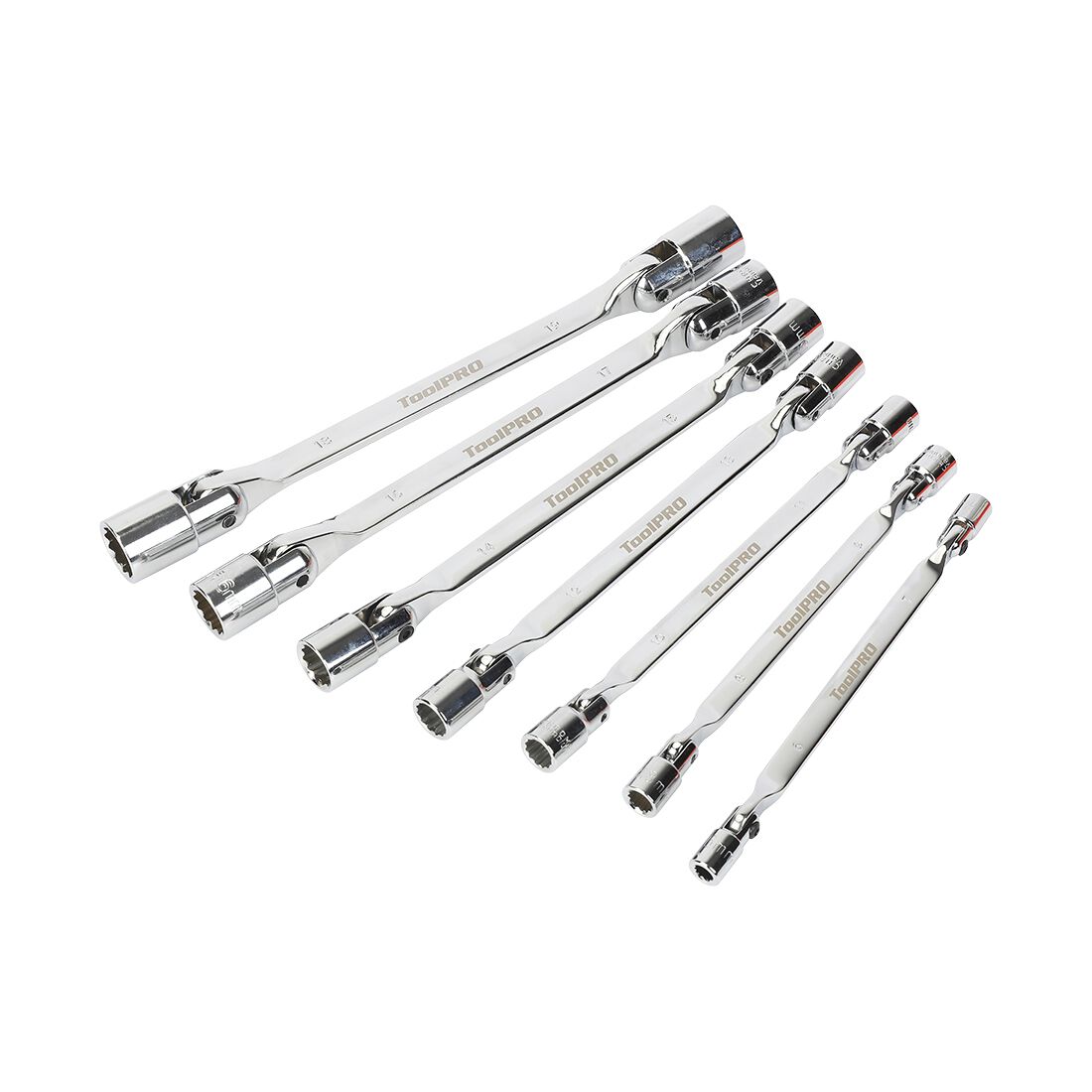 ToolPRO EVA Double Flex Spanner Set 7 Piece, , scaau_hi-res