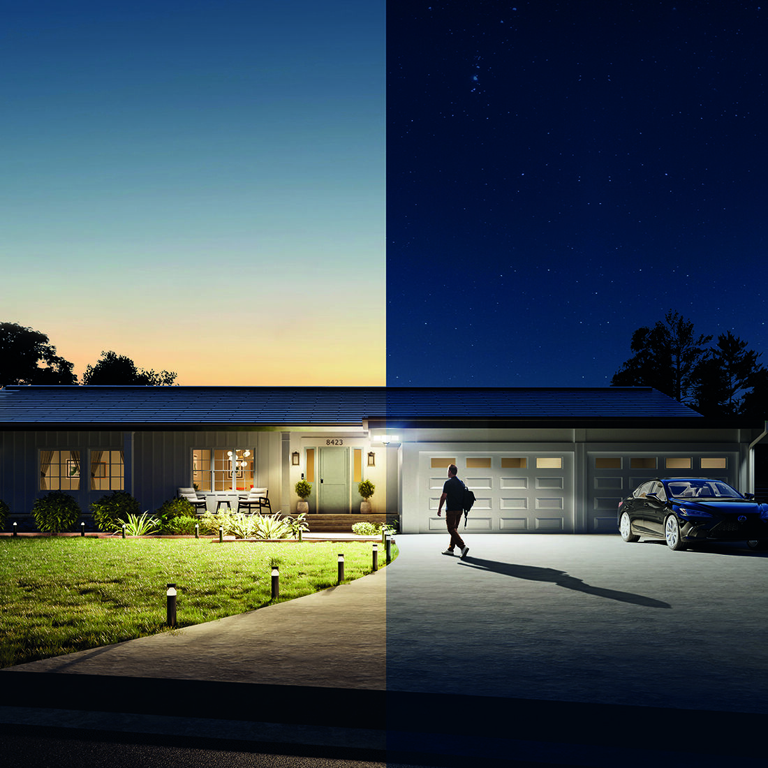 Eufy Security Floodlight 2K Pro White, , scaau_hi-res