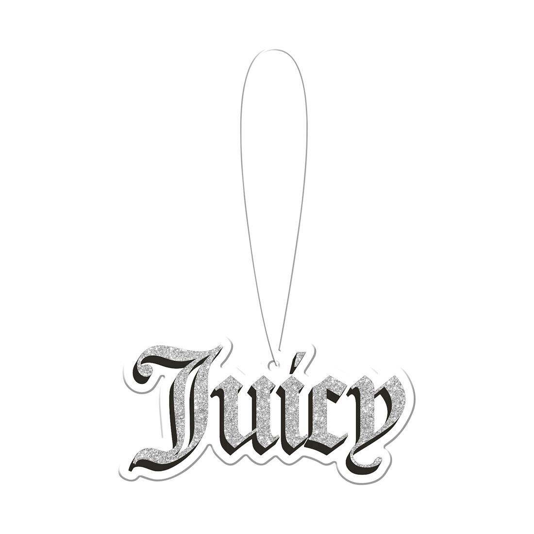 Juicy Couture Air Freshener - Glitter Logo Silver/Black, , scaau_hi-res