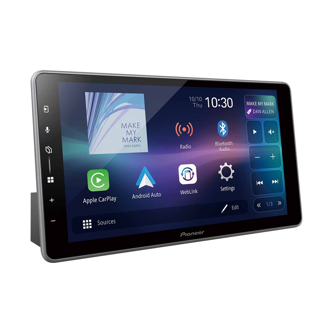 Pioneer DMHZF7650BT 9&quot; Floating Wireless Apple CarPlay &amp; Android&trade; Auto Head Unit, , scaau_hi-res