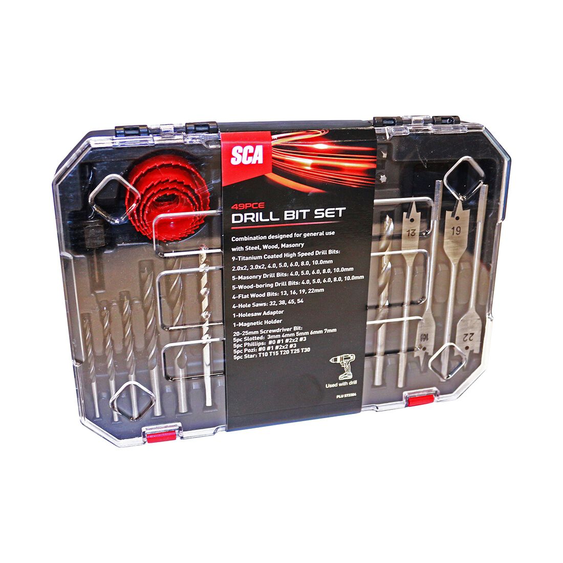SCA Drill Bit Set 49 Piece, , scaau_hi-res