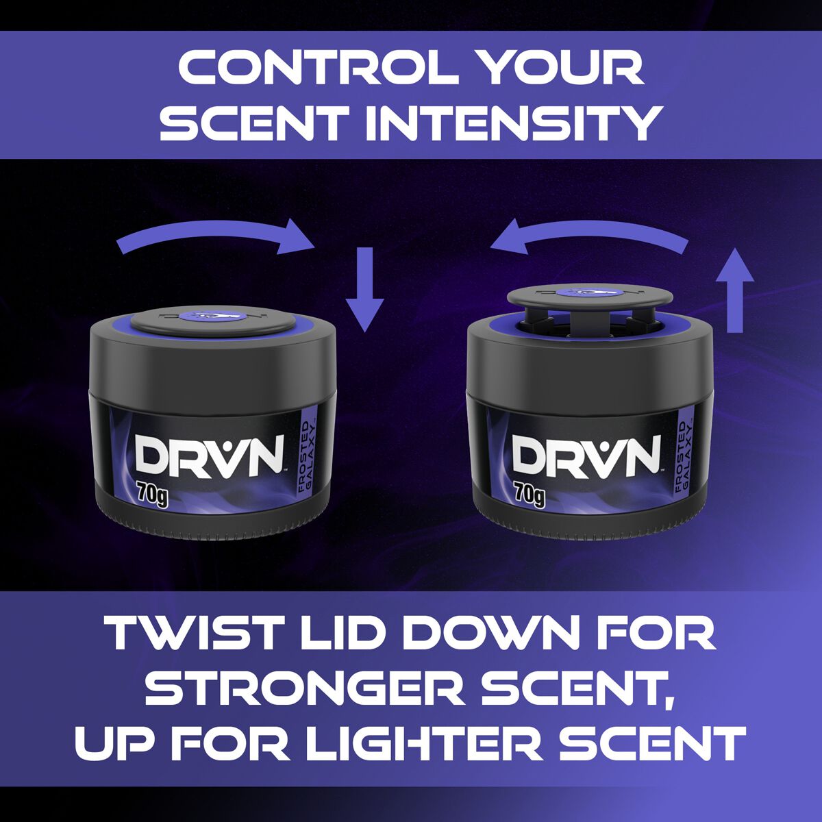 DRVN Frosted Galaxy Gel Can Air Freshener - 1 Pack, , scaau_hi-res