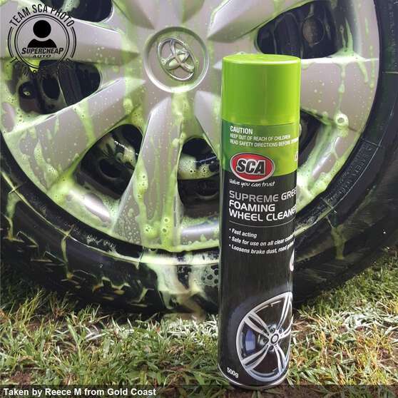 SCA Supreme Green Foaming Wheel Cleaner 500g, , scaau_hi-res