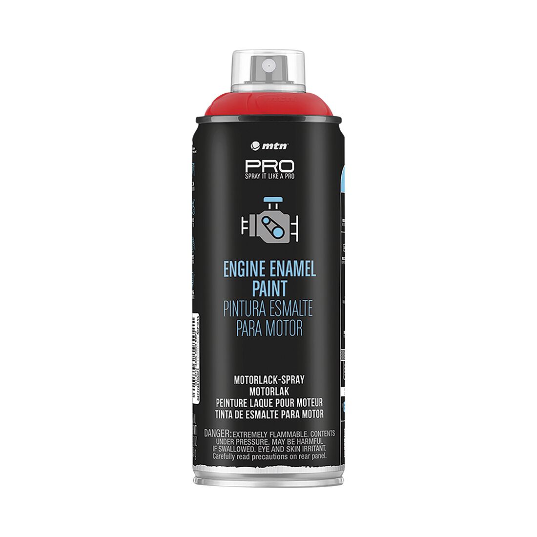 MTN PRO Engine Enamel Red 400ml Spray Paint, , scaau_hi-res