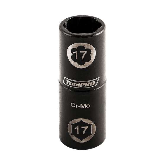 ToolPRO 1/2" DR Multi Purpose Double Ended Wheel Nut Socket Set 6 piece, , scaau_hi-res