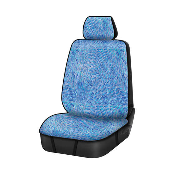 Snake Dreaming Slip On Seat Covers Leaf Neoprene Adjustable
