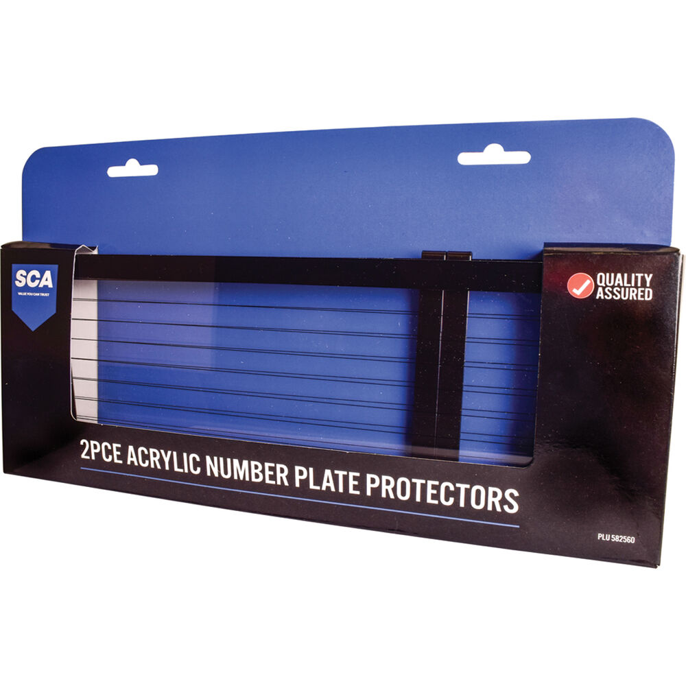 SCA Number Plate Protector 6 Figure With Lines Standard Supercheap Auto