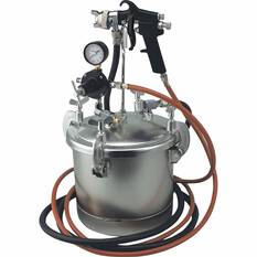 Blackridge Air Spray Gun Siphon Feed Paint Tank 10 Litre, , scaau_hi-res