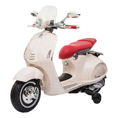 Vespa Ride On Scooter 6V White, , scaau_hi-res