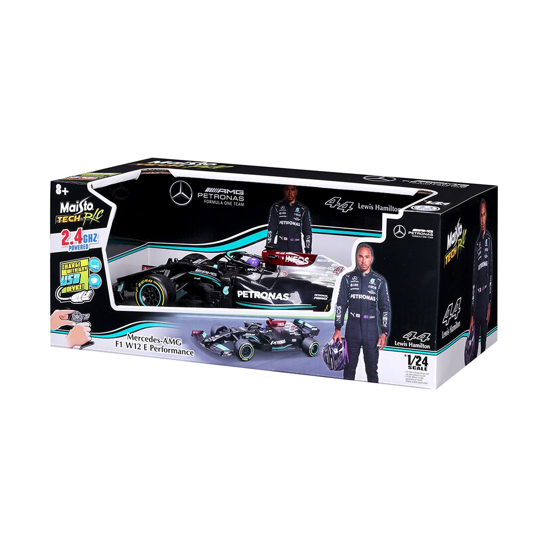Mercedes Lewis #44 2021 1:24 RC Car, , scaau_hi-res