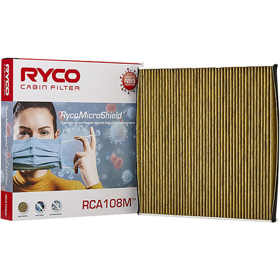 Ryco Cabin Air Filter N99 MicroShield RCA108M, , scaau_hi-res