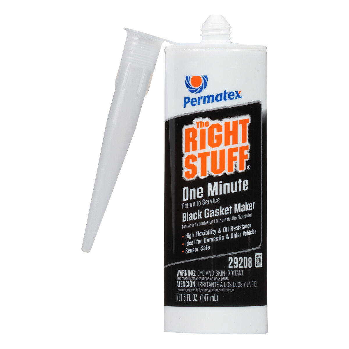 Permatex The Right Stuff 1 Minute Gasket Maker Black 147mL, , scaau_hi-res