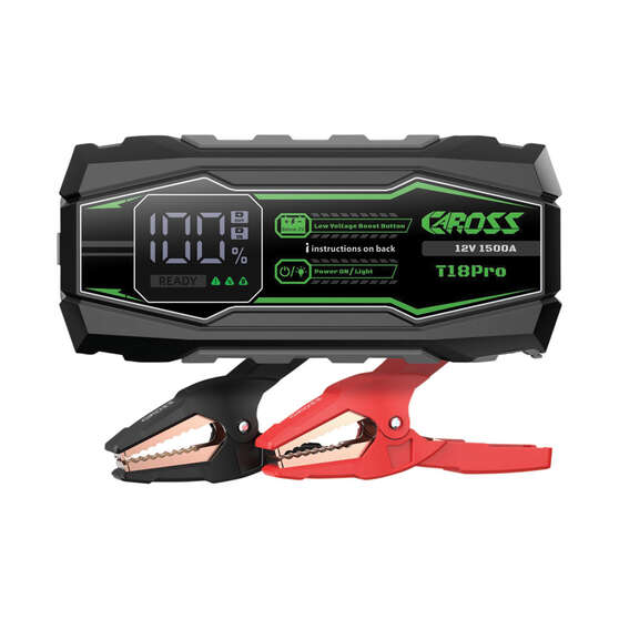 CAROSS T18Pro 12V 1500A Compact Smart Lithium Jump Starter With Built-in 3 Mode Light, , scaau_hi-res