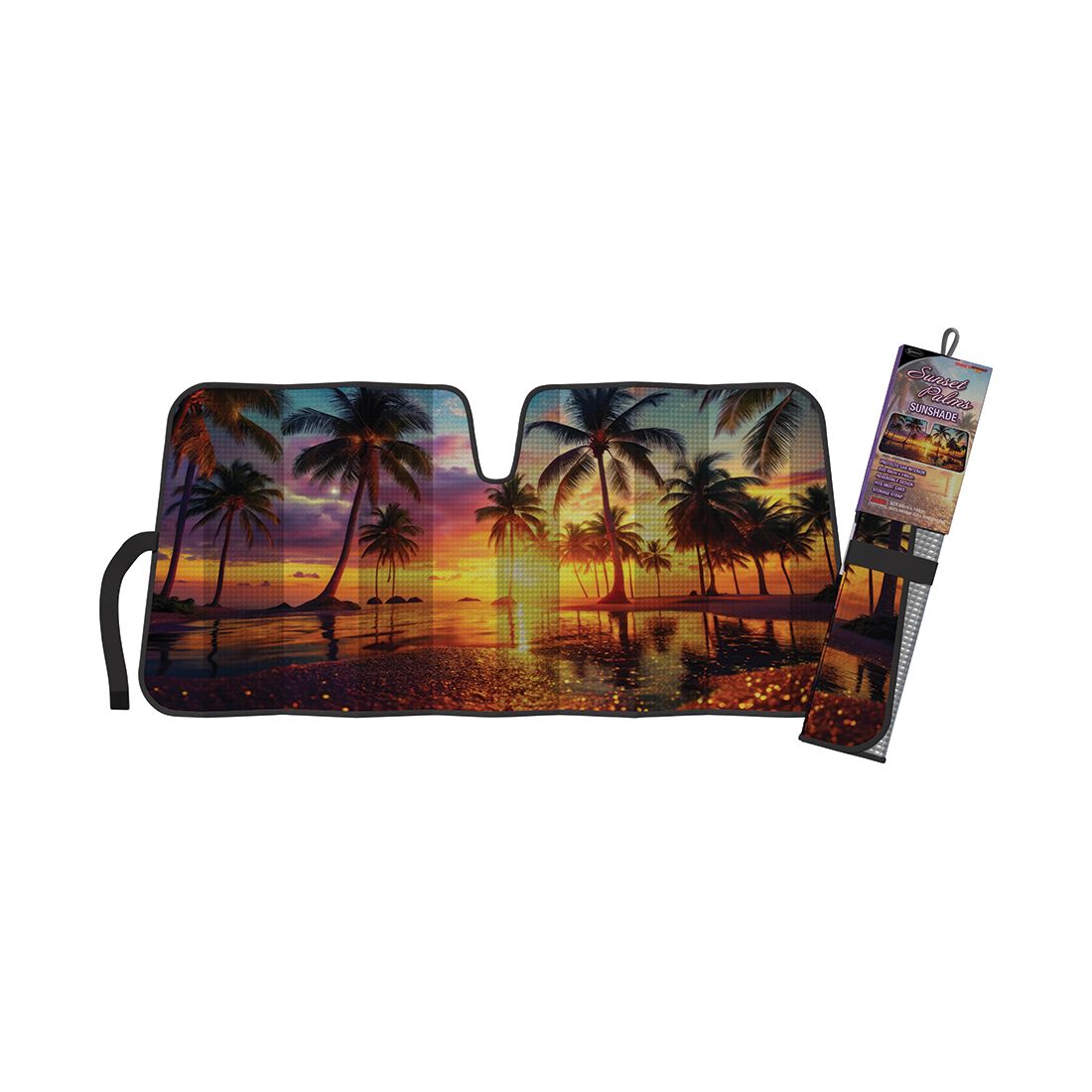 Sunset Palms Sunshade Accordion Front, , scaau_hi-res