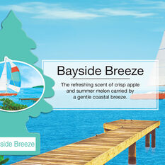 Little Trees Air Freshener - Bayside Breeze 1 Pack, , scaau_hi-res