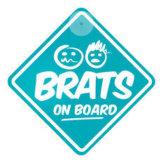 SIC Signs Brats on Board Car Sign, , scaau_hi-res