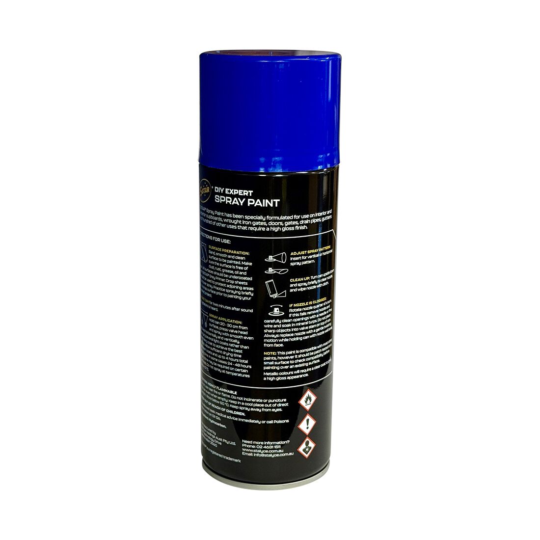 5 Star Enamel Spray Paint Blue 250g, , scaau_hi-res