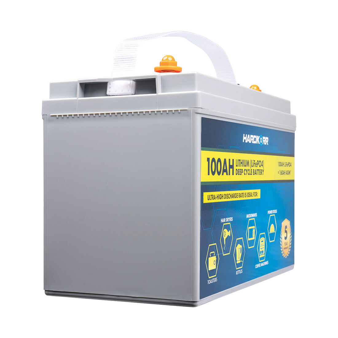 Hardkorr Lithium Battery 100AH, , scaau_hi-res