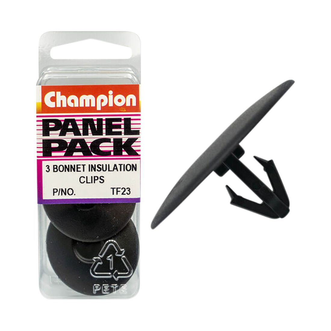 Champion Bonnet Retainer - 18mmx9mmx35mm, TF23, , scaau_hi-res