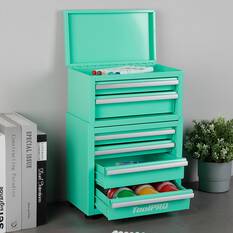 ToolPRO Mini Tool Chest 2 Drawer Aqua, , scaau_hi-res