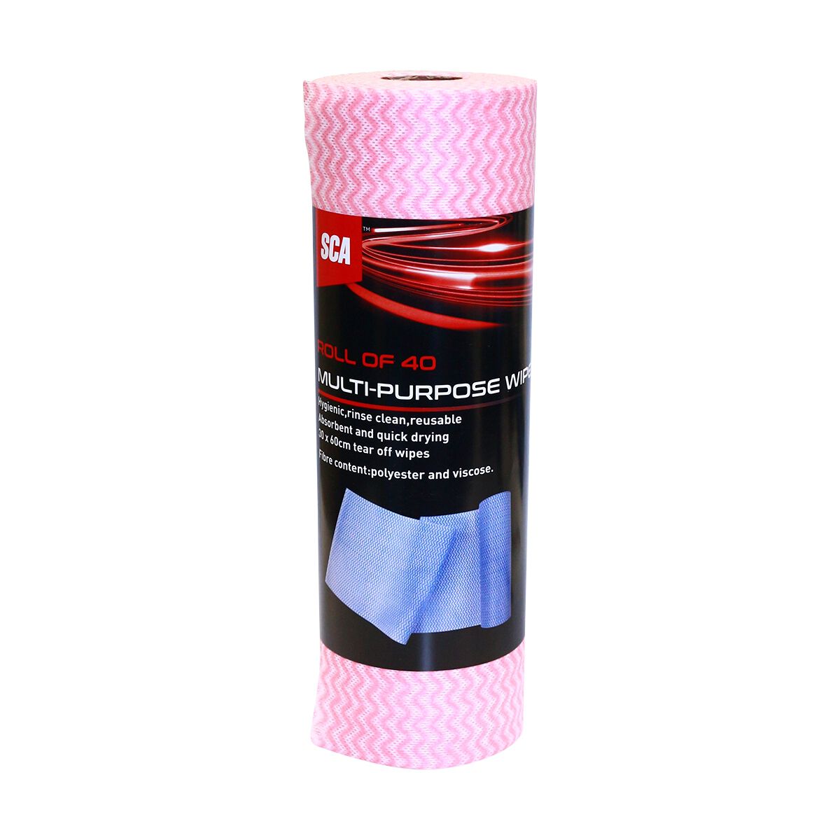SCA Multi-Purpose Roll - 40 Wipes, , scaau_hi-res