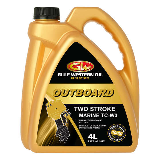 Gulf Western Outboard Oil 2 Stroke 4L, , scaau_hi-res