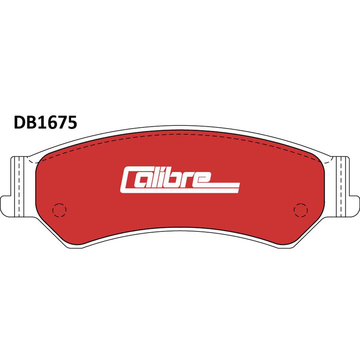 Calibre Disc Brake Pads DB1675CAL, , scaau_hi-res