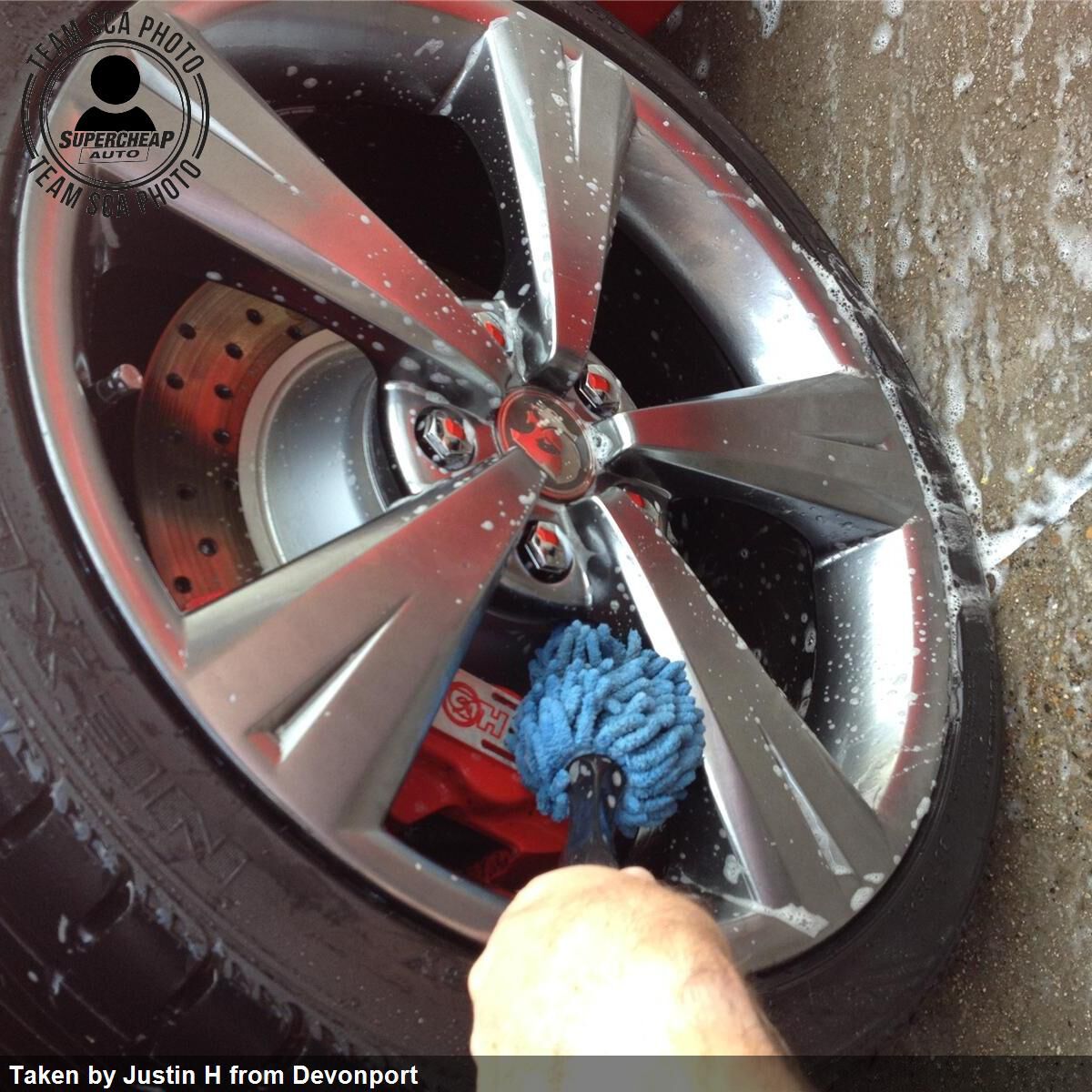 SCA Microfibre Noodle Brush Blue, , scaau_hi-res