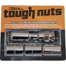 Calibre Lock Nuts SLIMN12125, Slim Tapered, M12x1.25, , scaau_hi-res