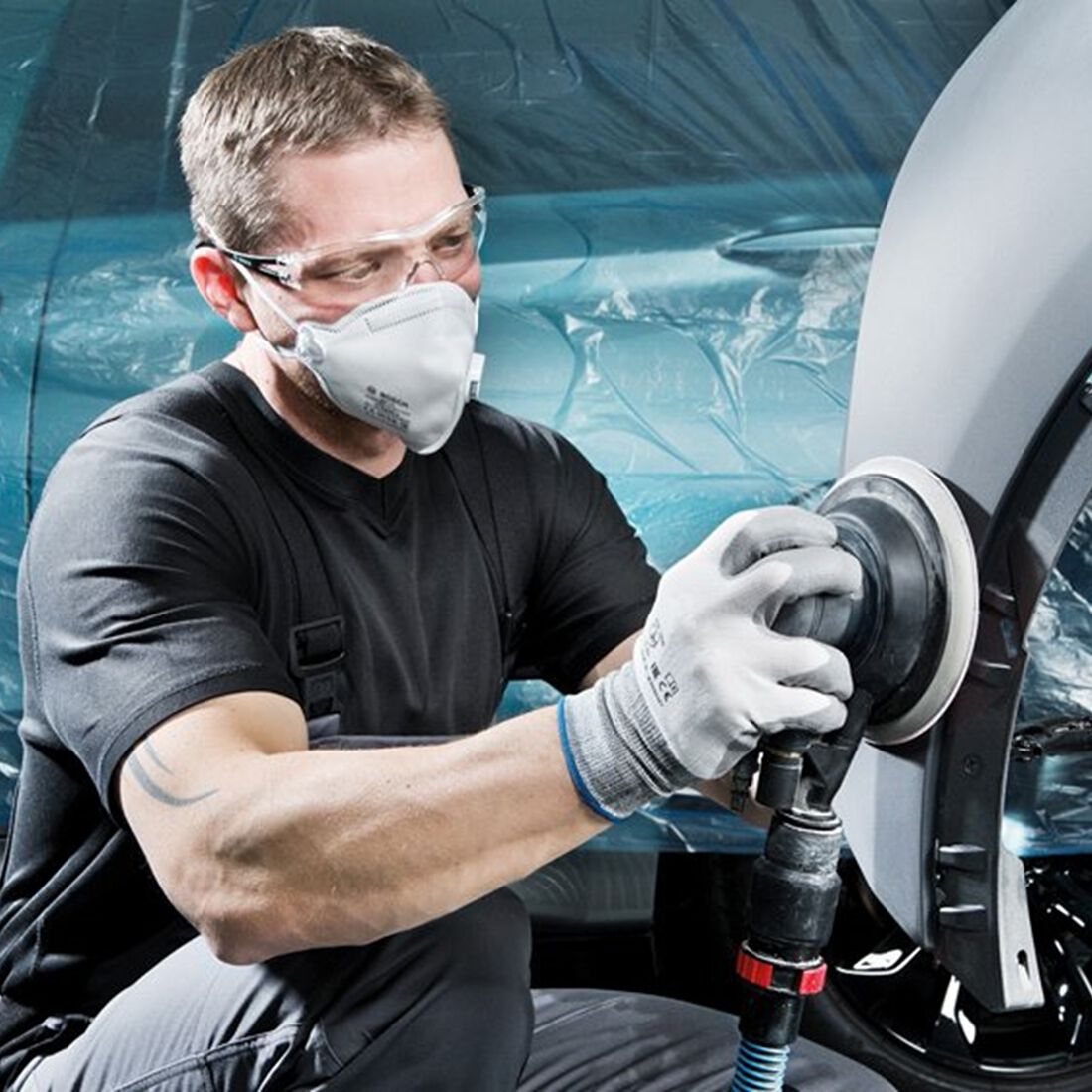 SIA Abrasives 150mm Premium Wet & Dry Sanding Disc, 1950 Series, 8 Hole, 1200 Grit, 5 Pack, , scaau_hi-res