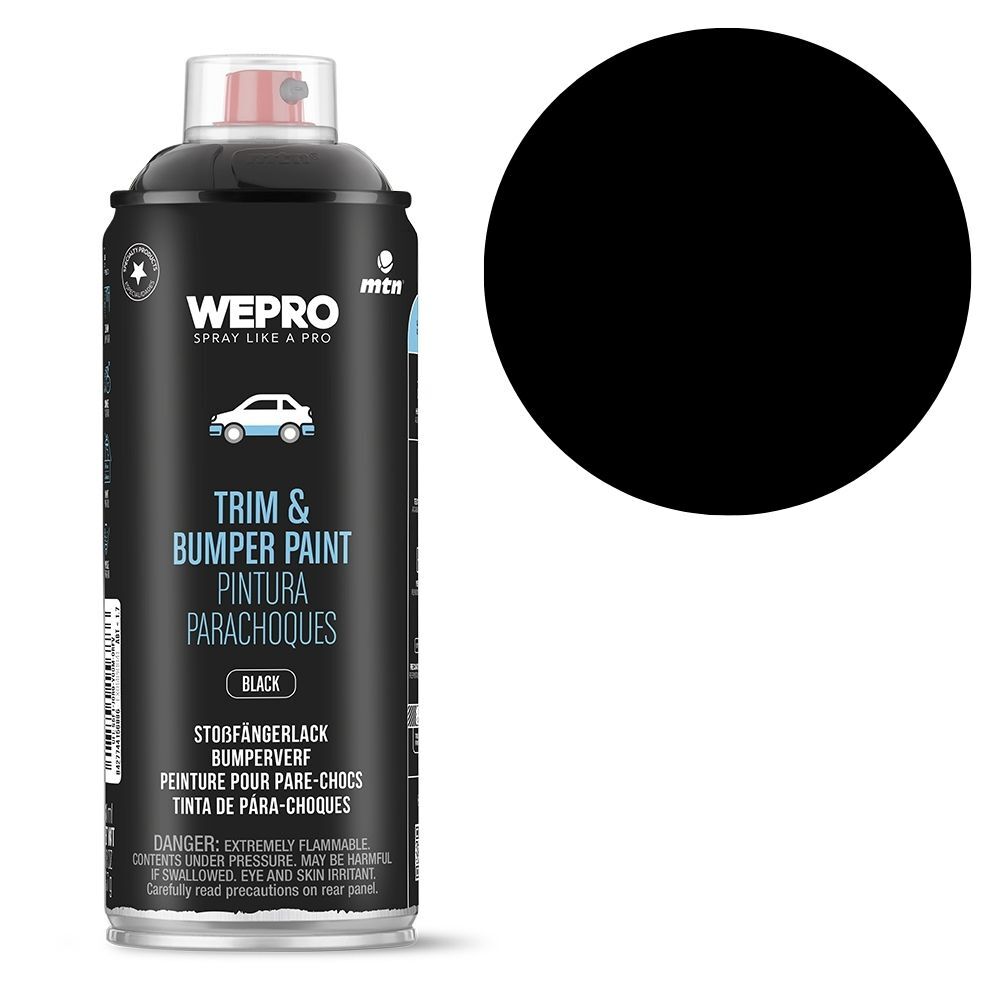 MTN Pro Trim & Bumper Spray Paint Black 400mL, , scaau_hi-res