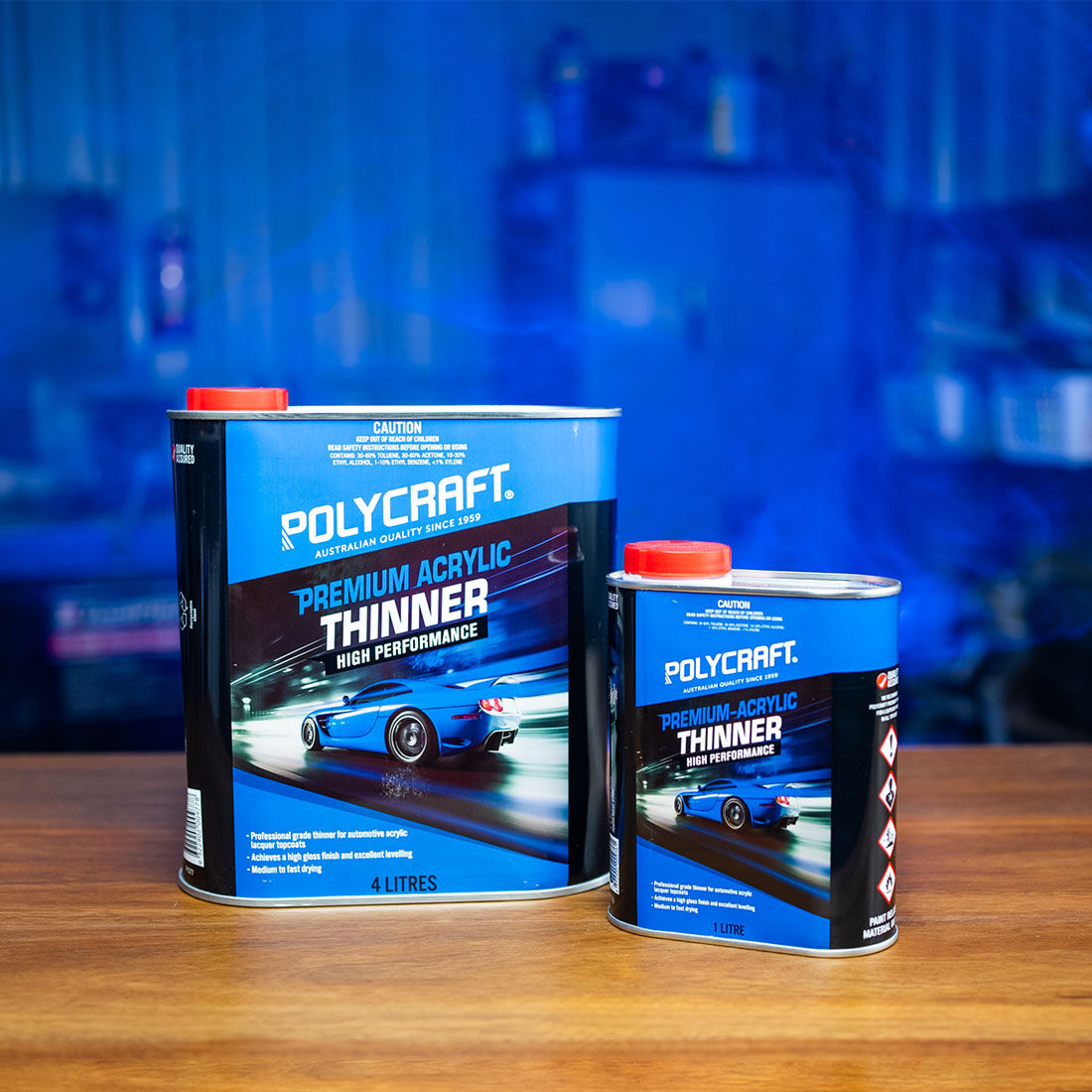 Polycraft Thinners Premium Acrylic 1L, , scaau_hi-res