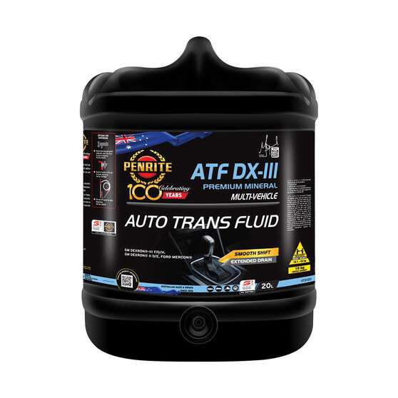 Penrite ATF DX-III Automatic Transmission Fluid 20 Litre, , scaau_hi-res