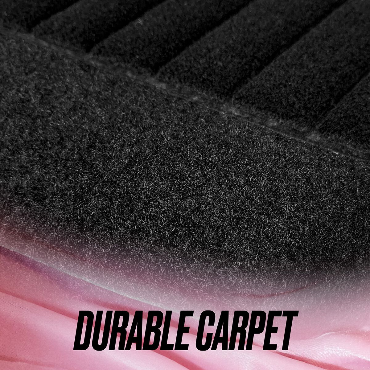 Juicy Couture 4 Piece Juicy Bling Carpet Floor Mats - Black/Purple, , scaau_hi-res