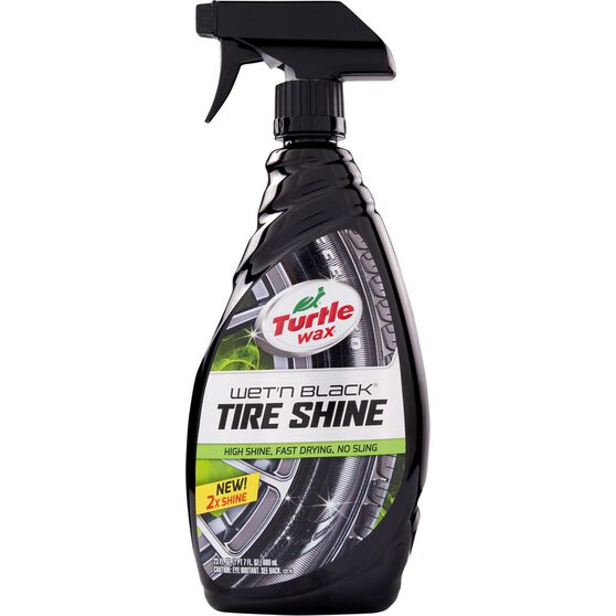 Turtle Wax Wet 'N' Black Tyre Shine - 680mL, , scaau_hi-res