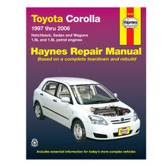 Haynes Car Manual For Toyota Corolla 1997-2006 - 92728, , scaau_hi-res