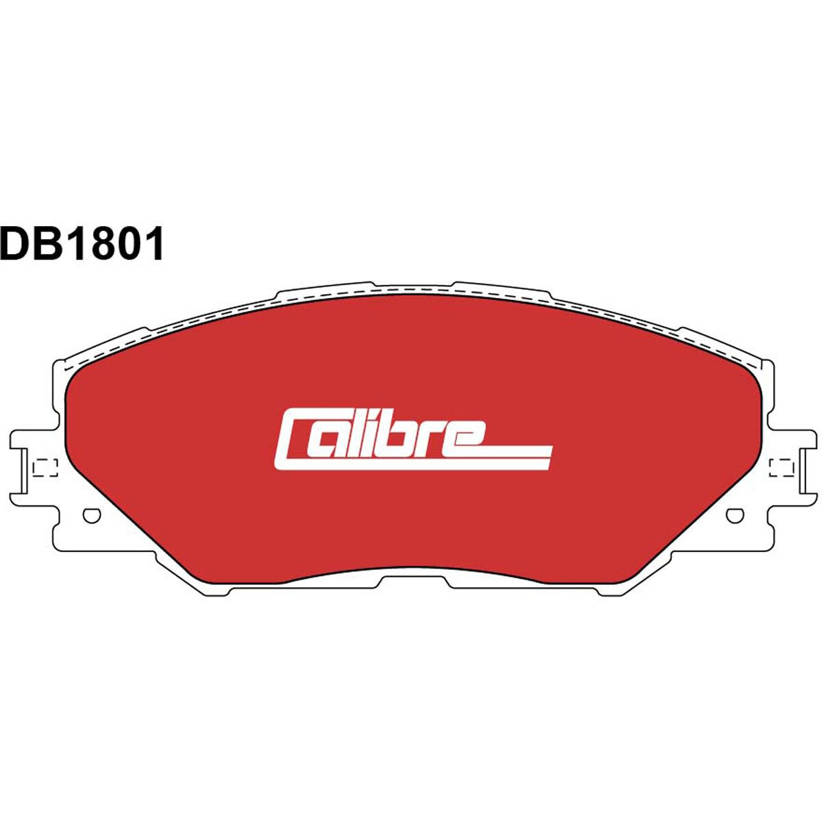 Calibre Disc Brake Pads DB1801CAL, , scaau_hi-res