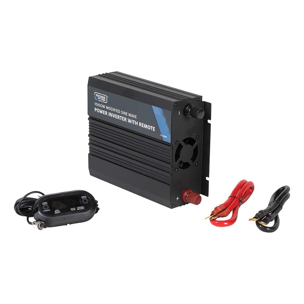 Ridge Ryder Power Inverter Modified Sine Wave With Remote 1000W