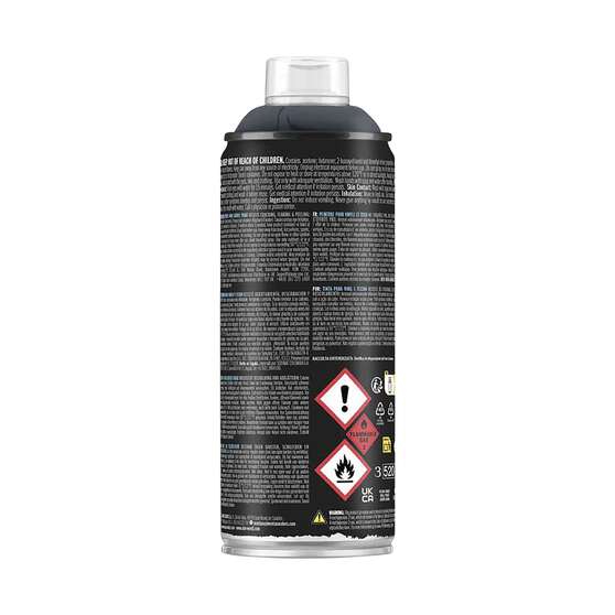 MTN PRO Vinyl & Fabric Paint Charcoal 400ml Spray Paint, , scaau_hi-res