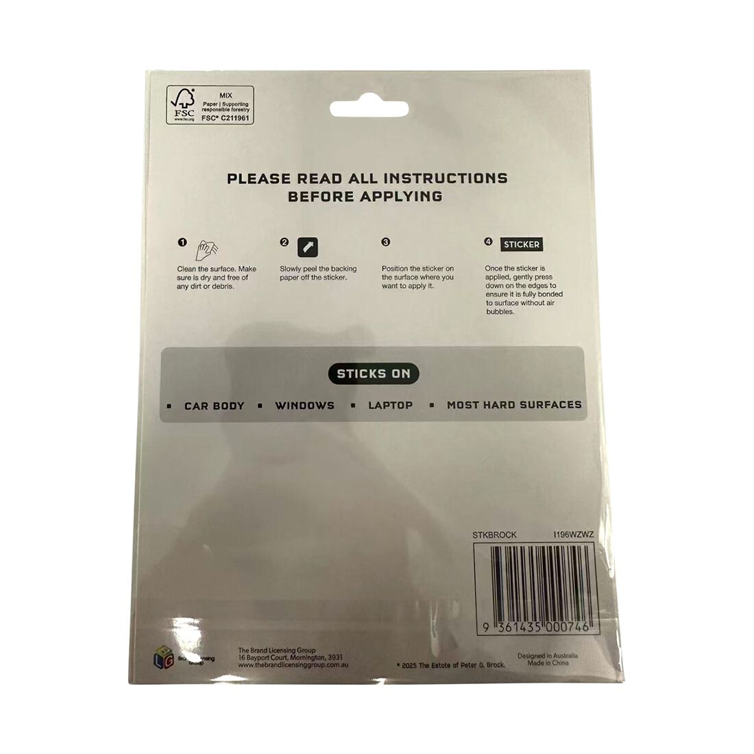 Sticker Sheet Peter Brock, , scaau_hi-res