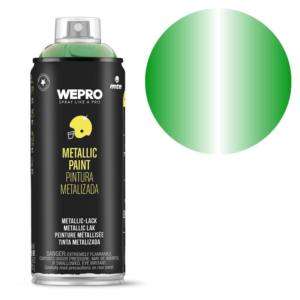 MTN Pro Metallic Green Spray Paint 400mL, , scaau_hi-res