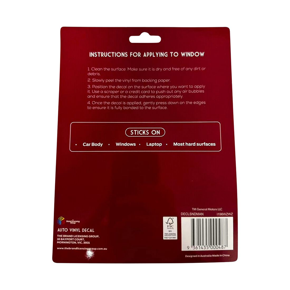 Vinyl Sticker Sandman, , scaau_hi-res