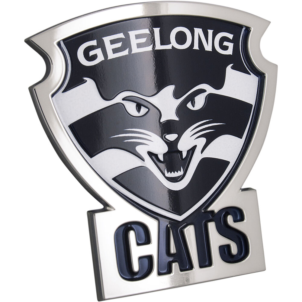 Geelong AFL Supporter Logo 3D Chrome Finish Supercheap Auto