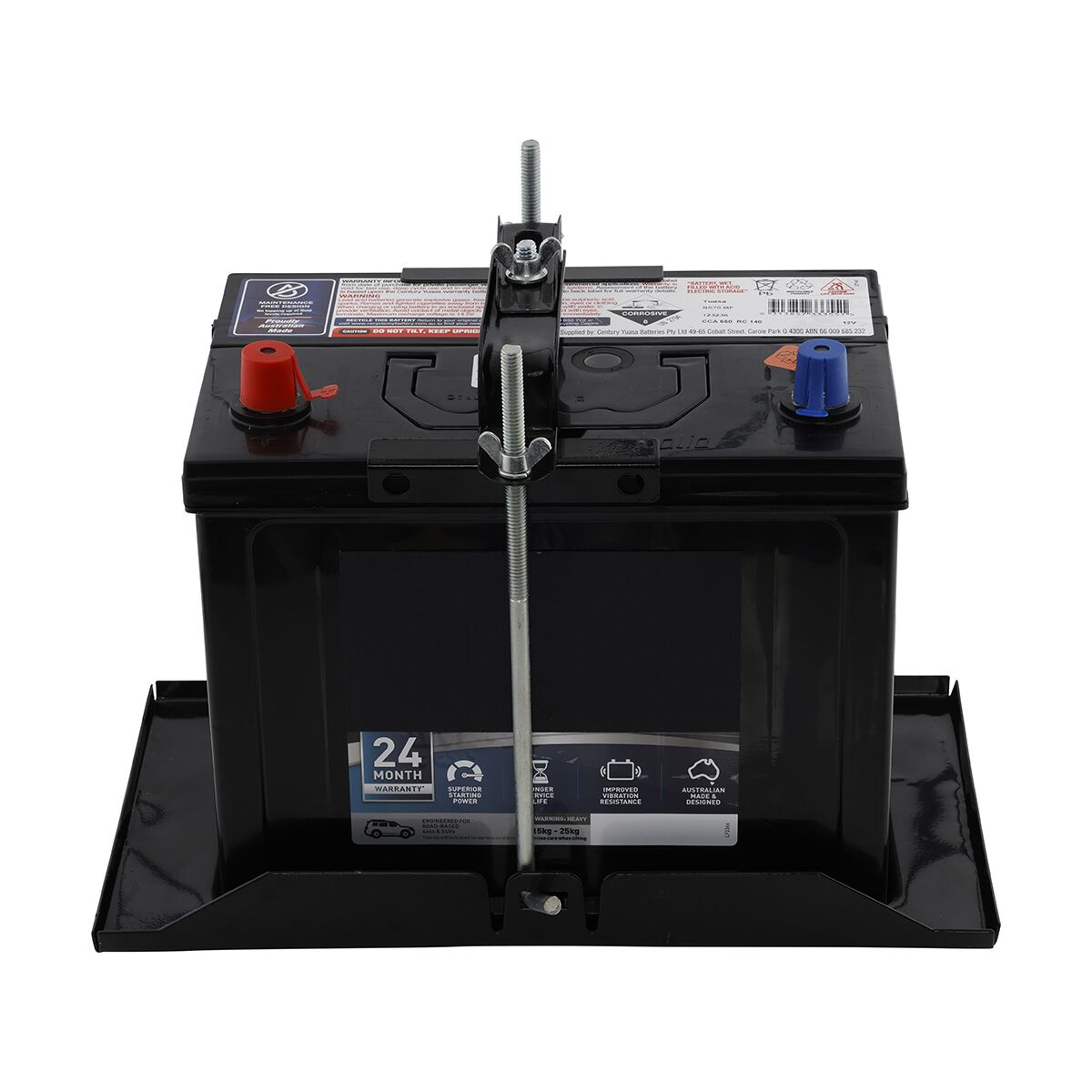 SCA Battery Hold Downs - 140-175mm Adjustable Clamp, , scaau_hi-res