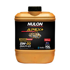 Nulon Full Synthetic Apex+ Multi 23 Engine Oil 5W-30 10 Litre, , scaau_hi-res